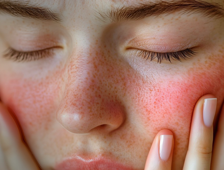 Rosácea sob controle.